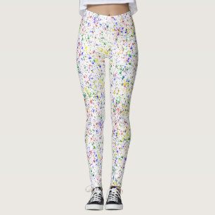 KiniArt Primary Paint Splatter Leggings