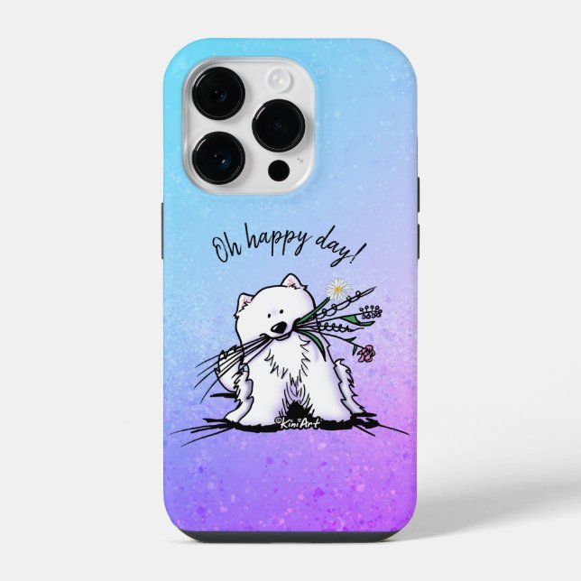 KiniArt Samoyed iPhone / iPad case (Back)