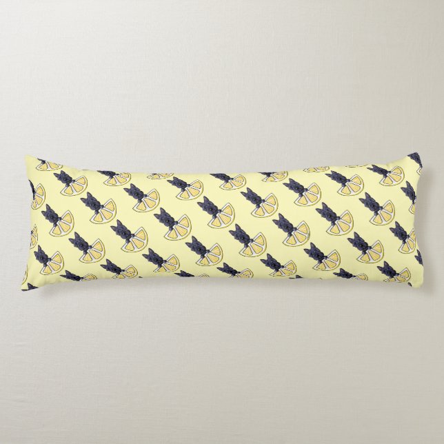 KiniArt Scottie Life Lemons Accent Pillow (Front)
