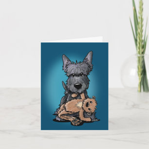 KiniArt Scottie T And Sassy Big Card