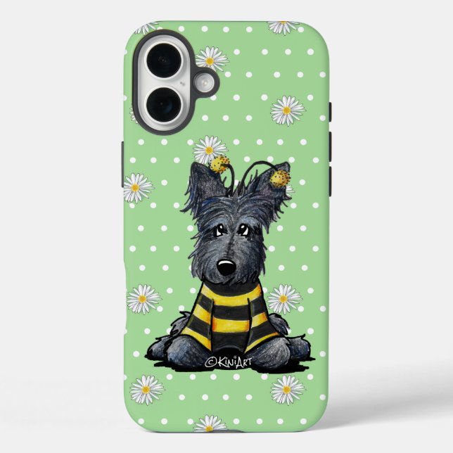 KiniArt Scottish Bee iPhone / iPad case (Back)