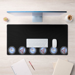 KiniArt Scuba Westies Porthole Desk Mat