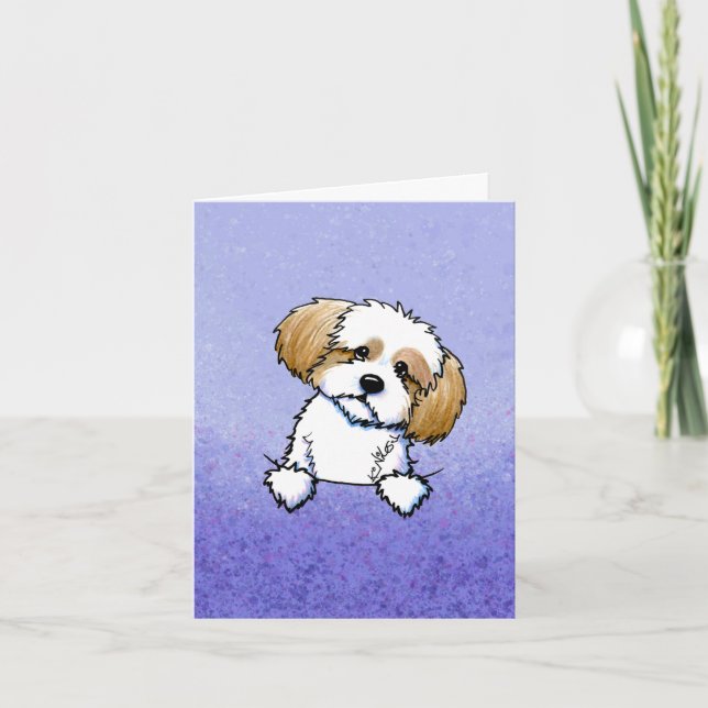 KiniArt Shih Tzu card (Front)