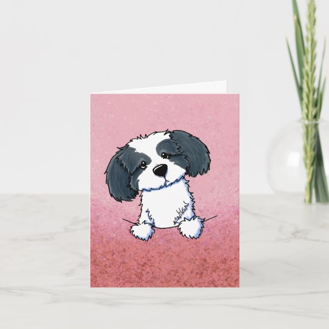 KiniArt Shih Tzu Card (Front)