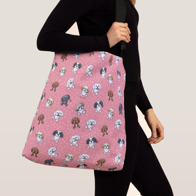 KiniArt Shih Tzu Dogs Crossbody Bag (Close Up)