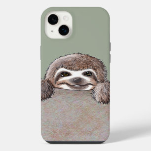 KiniArt Sloth iPhone 14 Plus Case