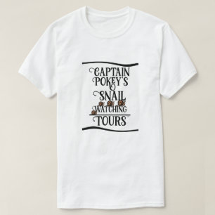 KiniArt Snail Watching Tour T-Shirt