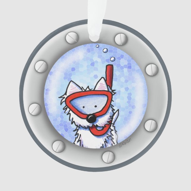 KiniArt Snorkel Westie Porthole (devant)