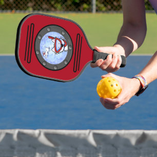 KiniArt Snorkelling Westie Porthole Pickleball Paddle