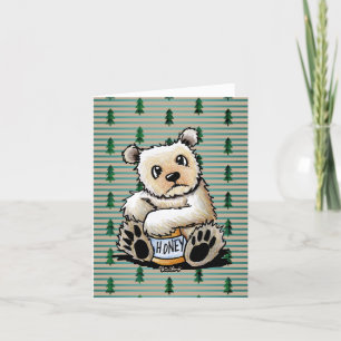 KiniArt Spirit Bear Thank You Card
