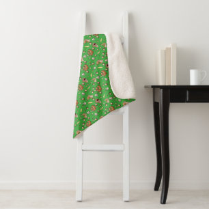 KiniArt Squirrels Sherpa Blanket