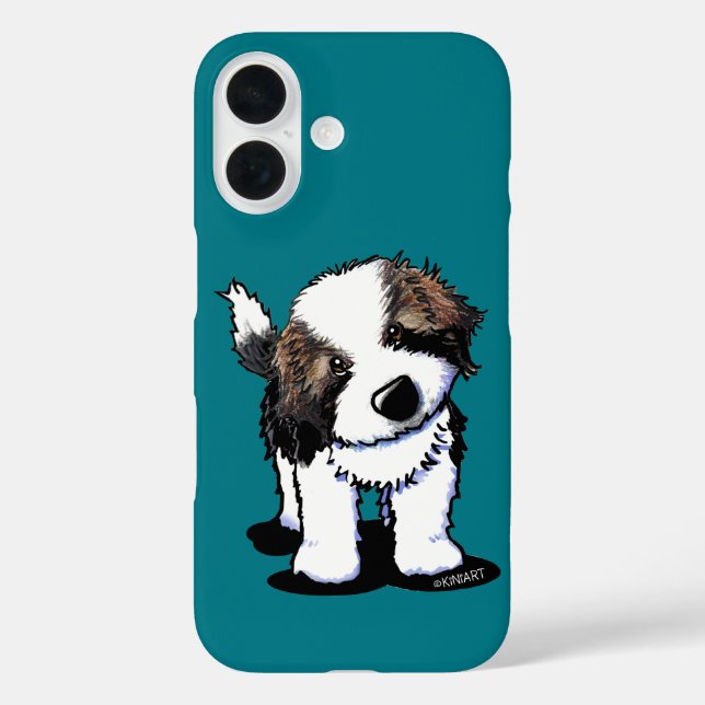 KiniArt St. Bernard Case-Mate iPhone Case (Back)
