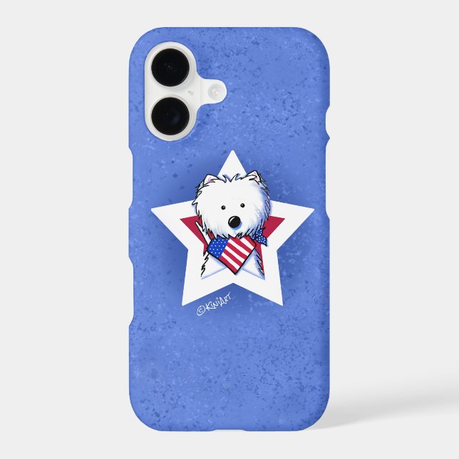 KiniArt Star Speckled Westie (Back)