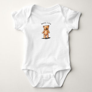 KiniArt Teddy Bear Baby Bodysuit