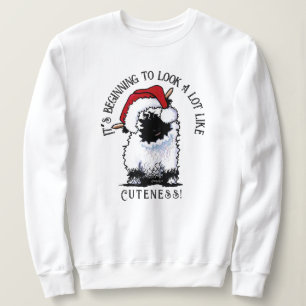 KiniArt Valais Sheep Christmas Sweatshirt