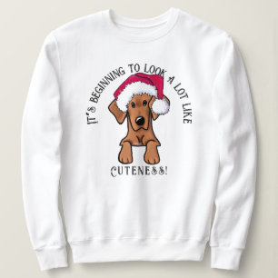 KiniArt Vizsla Christmas Sweatshirt