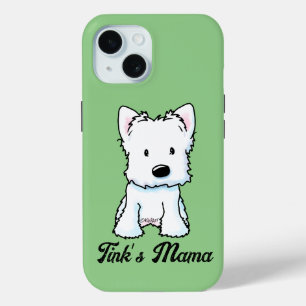 KiniArt Westie iPhone 15 Case