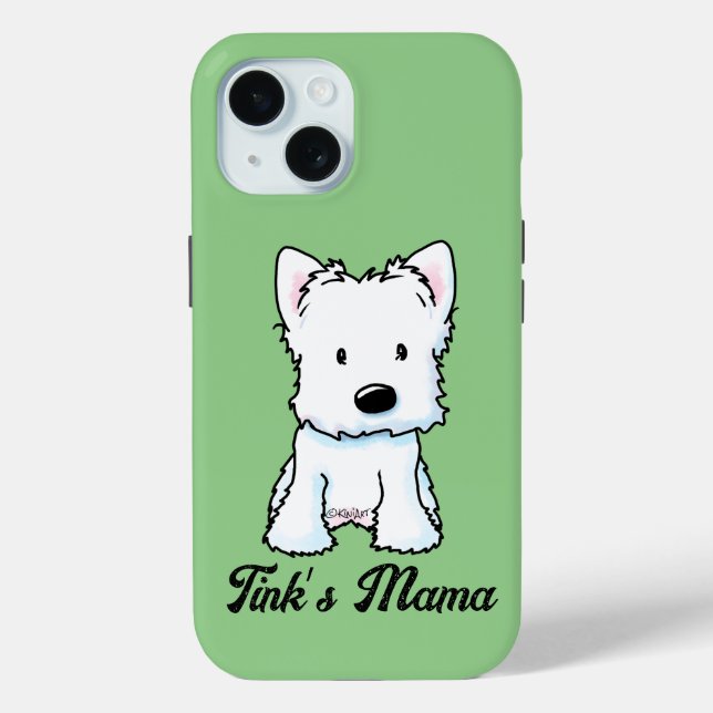 KiniArt Westie Case-Mate iPhone Case (Back)