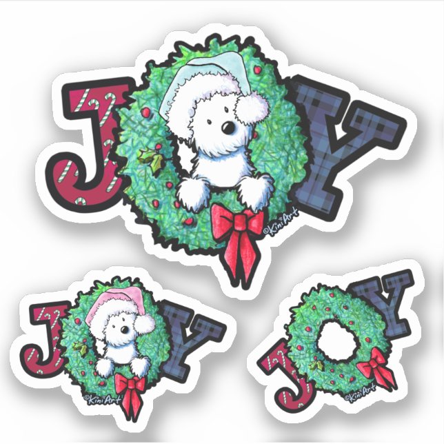 KiniArt Westie Christmas Joy (Front)