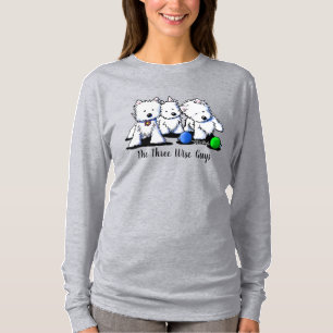 KiniArt Westie Christmas Trio T-Shirt
