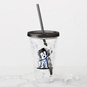 KiniArt Westie Crooner Acrylic Tumbler