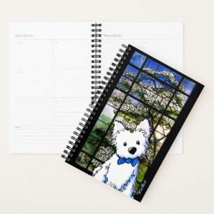 KiniArt Westie Dogwood Tree Planner