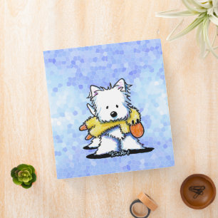 KiniArt Westie & Duck Binder