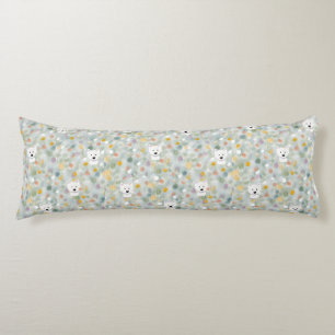 KiniArt Westie Impressions Body Pillow