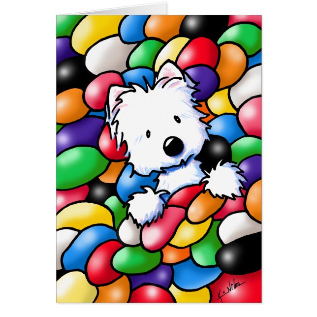 KiniArt Westie Jelly Bean (Devant)