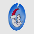 KiniArt Westie Père Noël Moon