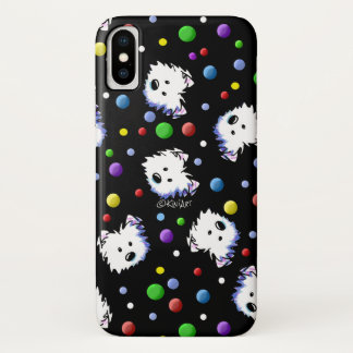 KiniArt Westie Polka Dot Case-Mate iPhone Case