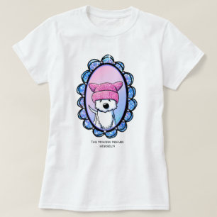 KiniArt Westie Princess T-Shirt