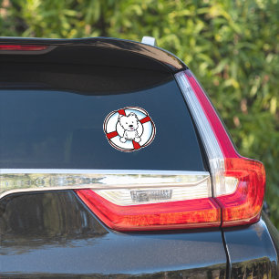 KiniArt Westie Rescue Sticker