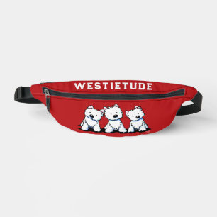 KiniArt Westie Trio Fanny Pack