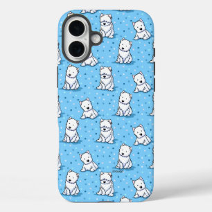 KiniArt Westies iPhone 16 Plus Case
