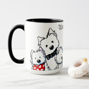 KiniArt Westies Mug