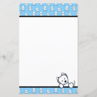 KiniArt Westies Stationery