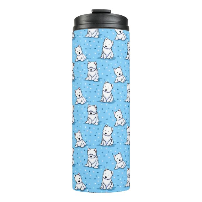 KiniArt Westies Thermal Tumbler (Front)