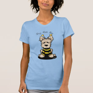 KiniArt Wheaten Scottie Bee T-Shirt