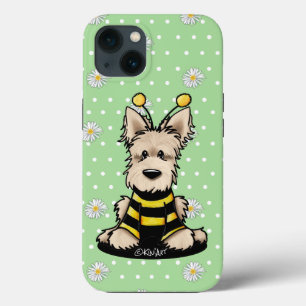 KiniArt Wheaten Scottish Bee iPhone Case