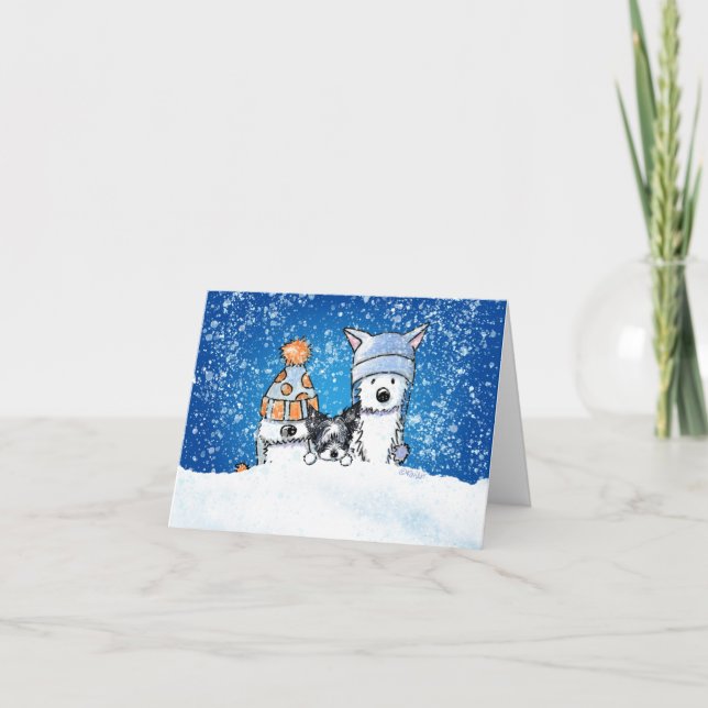 KiniArt Winter Trio Card (Front)