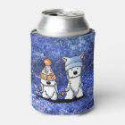 KiniArt Winter Westies Can Cooler