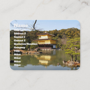Kinkaku-ji 金閣寺 Temple of the Golden Pavilion Business Card