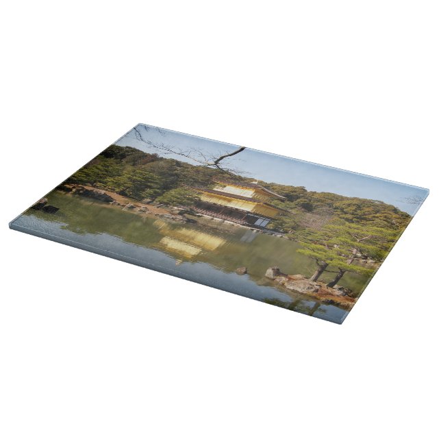 Kinkaku-ji 金閣寺 Temple of the Golden Pavilion Cutting Board (Corner)