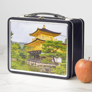 Kinkaku-ji, golden pavilion, Kyoto Metal Lunch Box