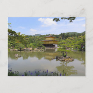 Kinkaku-ji Golden Pavillion Kyoto Japan Postcard