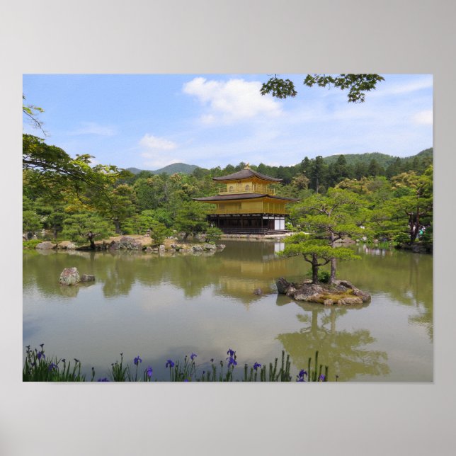 Kinkaku-ji Golden Pavillion Kyoto Japon Poster (Devant)