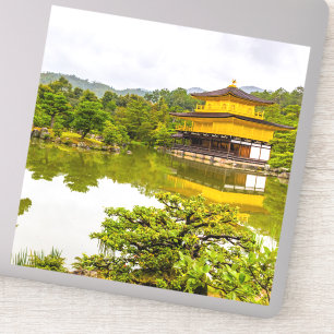 Kinkaku-ji Or Golden Pavilion And Pond, Kyoto