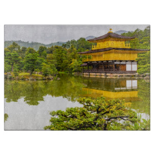 Kinkaku-ji Or Golden Pavilion And Pond, Kyoto Cutting Board