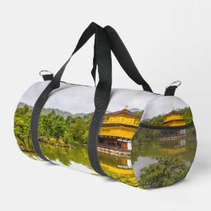 Kinkaku-ji Or Golden Pavilion And Pond, Kyoto Duffle Bag